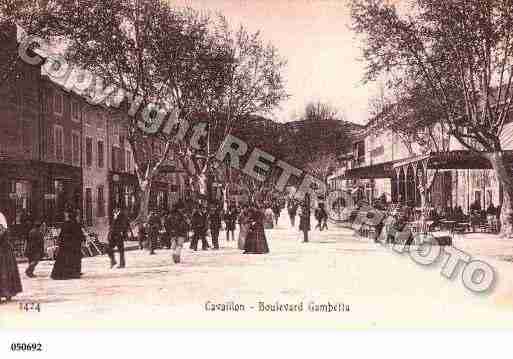 Ville de CAVAILLON, carte postale ancienne