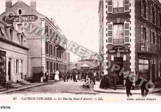 Ville de CAYEUXSURMER, carte postale ancienne