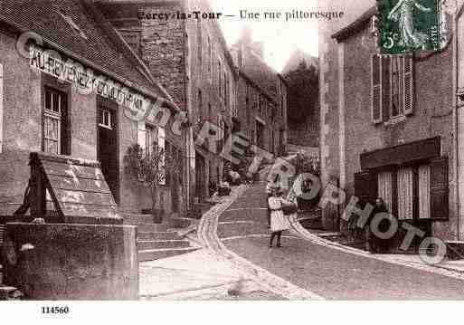 Ville de CERCYLATOUR, carte postale ancienne