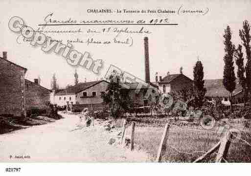 Ville de CHALAINES, carte postale ancienne