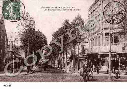 Ville de CHARLEVILLEMEZIERES, carte postale ancienne