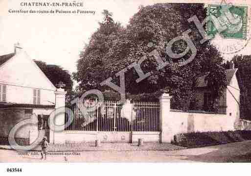 Ville de CHATENAYENFRANCE, carte postale ancienne