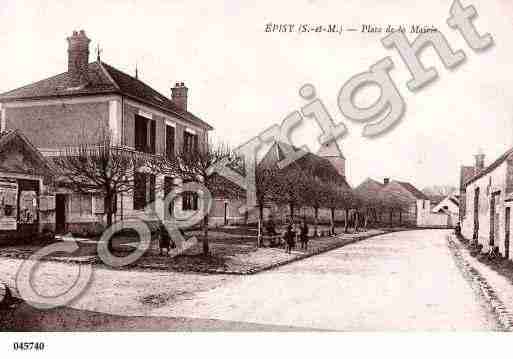 Ville de EPISY, carte postale ancienne