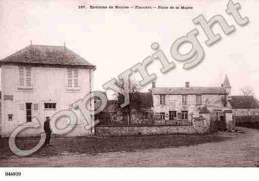 Ville de FLACOURT, carte postale ancienne