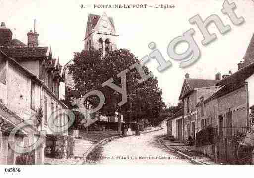 Ville de FONTAINELEPORT, carte postale ancienne