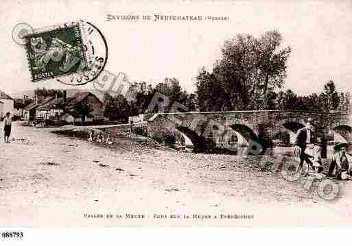 Ville de FREBECOURT, carte postale ancienne