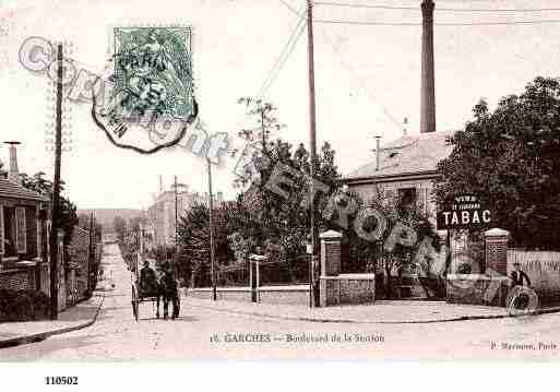 Ville de GARCHES, carte postale ancienne