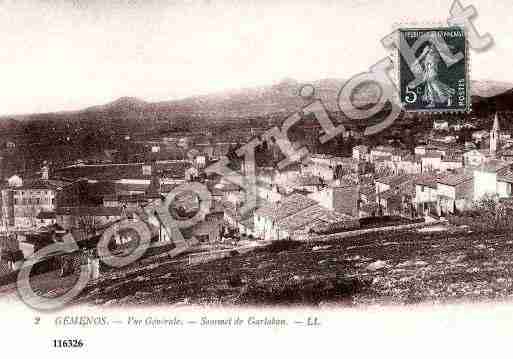 Ville de GEMENOS, carte postale ancienne