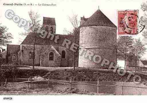 Ville de GRANDPUITSBAILLYCARROIS, carte postale ancienne