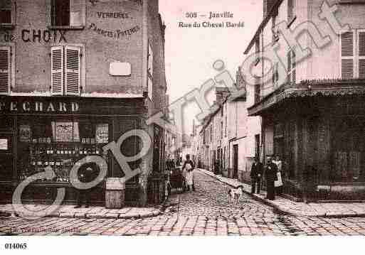 Ville de JANVILLE, carte postale ancienne