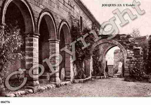 Ville de JOUQUES, carte postale ancienne