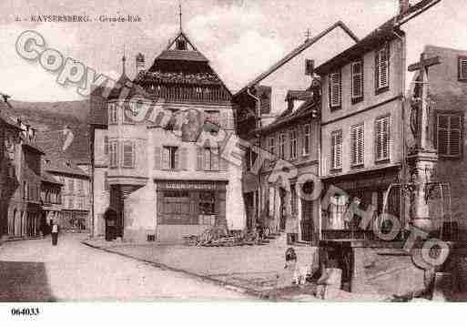 Ville de KAYSERSBERG, carte postale ancienne