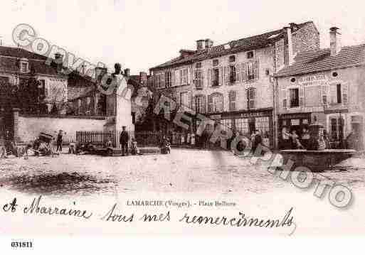 Ville de LAMARCHE, carte postale ancienne