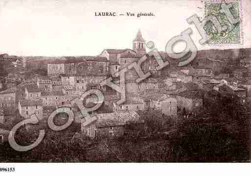 Ville de LAURACENVIVARAIS, carte postale ancienne