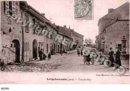 Ville de LONGCHAUMOIS, carte postale ancienne