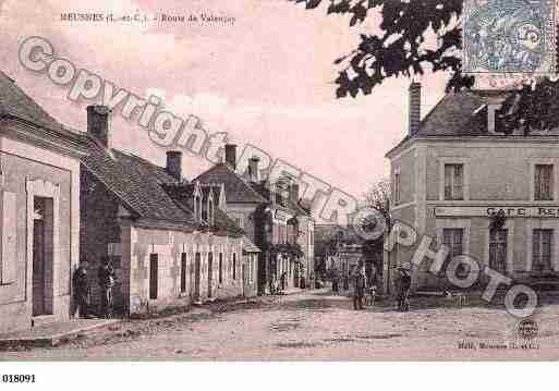 Ville de MESLAY, carte postale ancienne