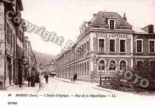 Ville de MOREZ, carte postale ancienne