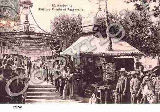 Ville de NARBONNE, carte postale ancienne