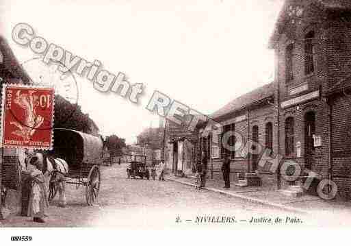 Ville de NIVILLERS, carte postale ancienne