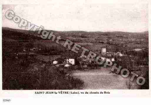 Ville de SAINTJEANLAVETRE, carte postale ancienne