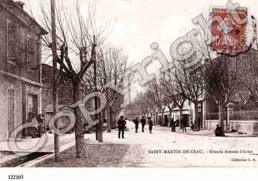 Ville de SAINTMARTINDECRAU, carte postale ancienne