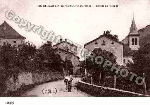 Ville de SAINTMARTINENVERCORS, carte postale ancienne