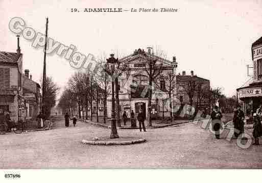 Ville de SAINTMAURDESFOSSES, carte postale ancienne