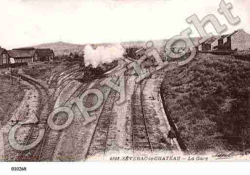 Ville de SEVERACLECHATEAU, carte postale ancienne