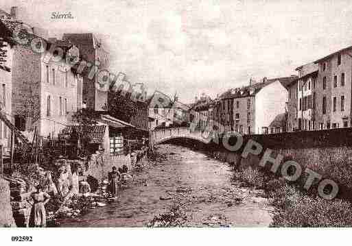 Ville de SIERCKLESBAINS, carte postale ancienne