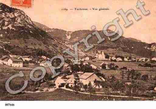 Ville de VACHERESSE, carte postale ancienne