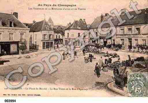 Ville de VERTUS, carte postale ancienne