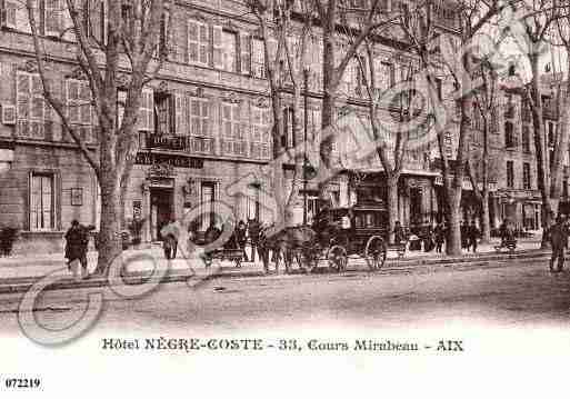 Ville de AIXENPROVENCE, carte postale ancienne