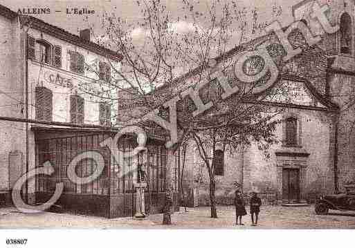 Ville de ALLEINS, carte postale ancienne