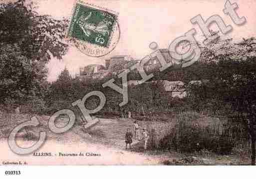 Ville de ALLEINS, carte postale ancienne