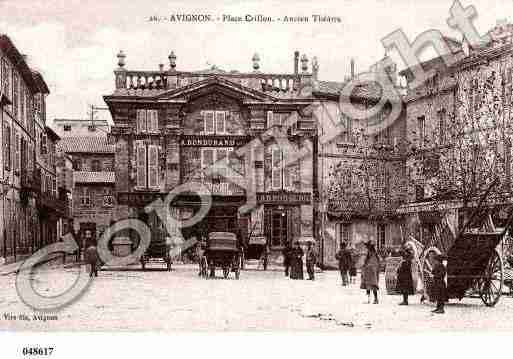 Ville de AVIGNON, carte postale ancienne