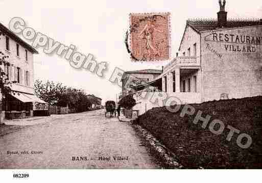 Ville de BANS, carte postale ancienne