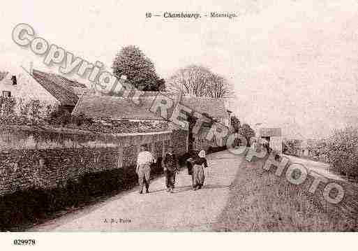 Ville de CHAMBOURCY, carte postale ancienne