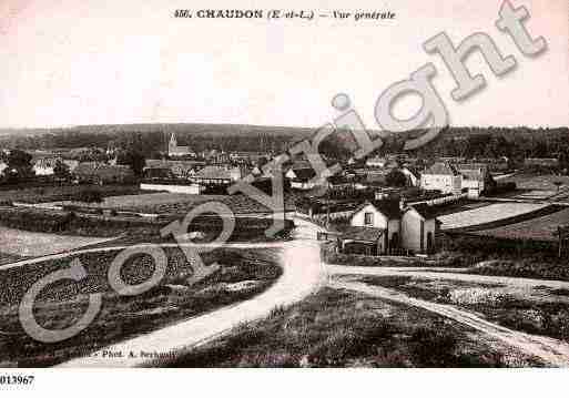 Ville de CHAUDON, carte postale ancienne