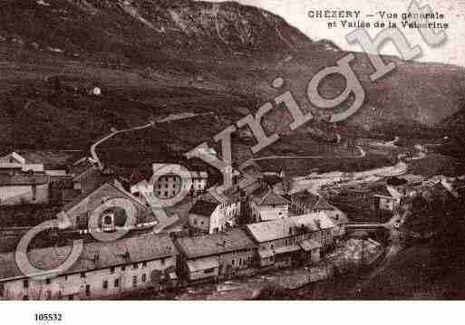 Ville de CHEZERYFORENS, carte postale ancienne