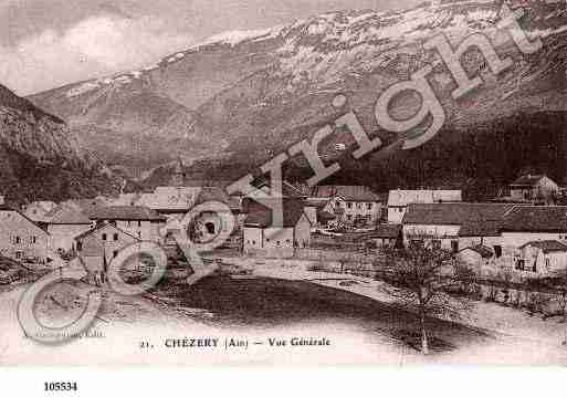 Ville de CHEZERYFORENS, carte postale ancienne