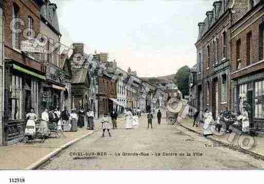 Ville de CRIELSURMER, carte postale ancienne