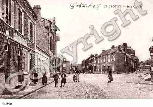 Ville de CROTOY(LE), carte postale ancienne