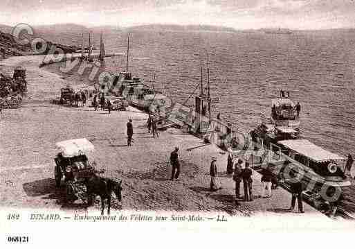 Ville de DINARD, carte postale ancienne