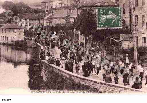 Ville de EYMOUTIERS, carte postale ancienne