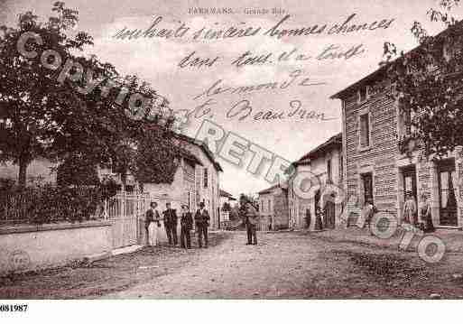 Ville de FARAMANS, carte postale ancienne