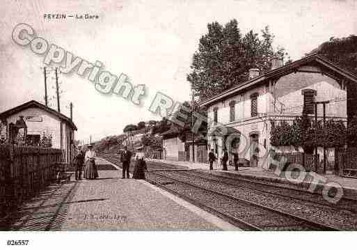 Ville de FEYZIN, carte postale ancienne