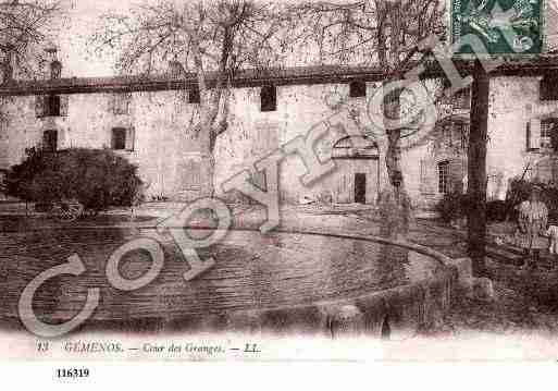 Ville de GEMENOS, carte postale ancienne