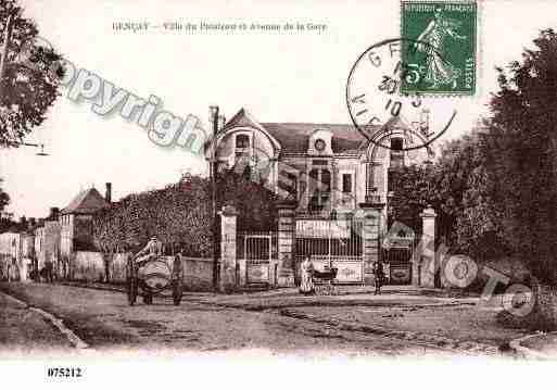 Ville de GENCAYPUYRABIER, carte postale ancienne