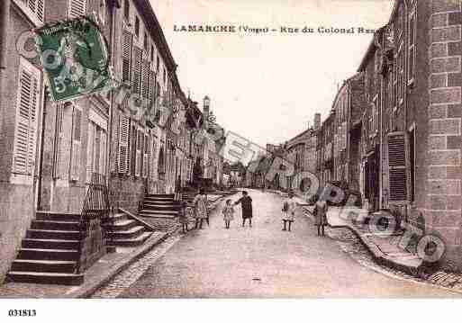 Ville de LAMARCHE, carte postale ancienne