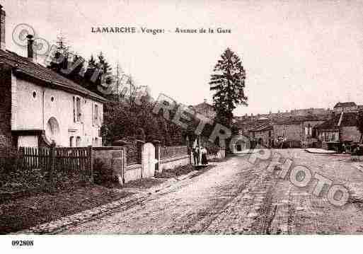 Ville de LAMARCHE, carte postale ancienne